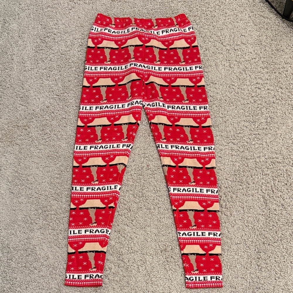 A Christmas Story Leg Lamp Sweater Leggings sz Large